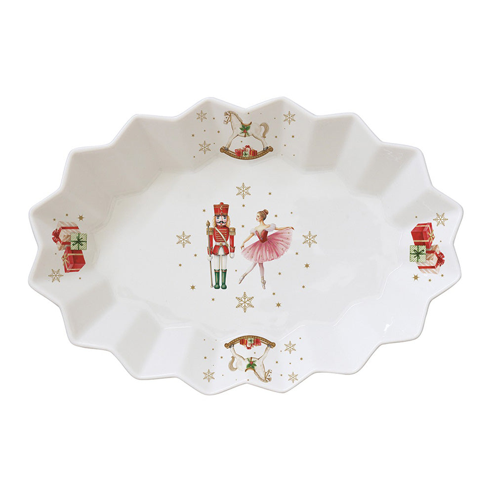 Platou din portelan, 25x17 cm, Magie Noel - COOKSHOP SPECIALS