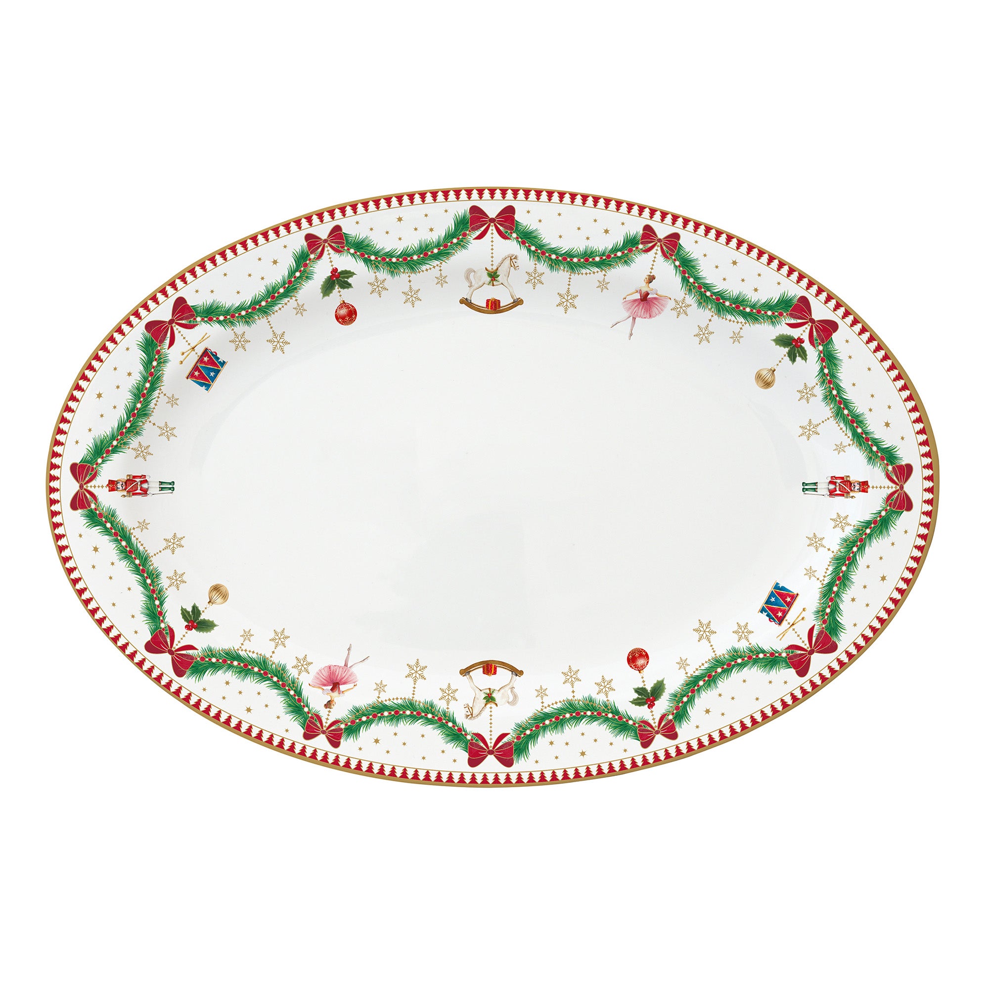 Platou din portelan, 35x12.5 cm, Magie Noel - COOKSHOP SPECIALS