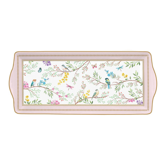 Platou din portelan, 35x15 cm, Birds Melody - SIMONA'S COOKSHOP