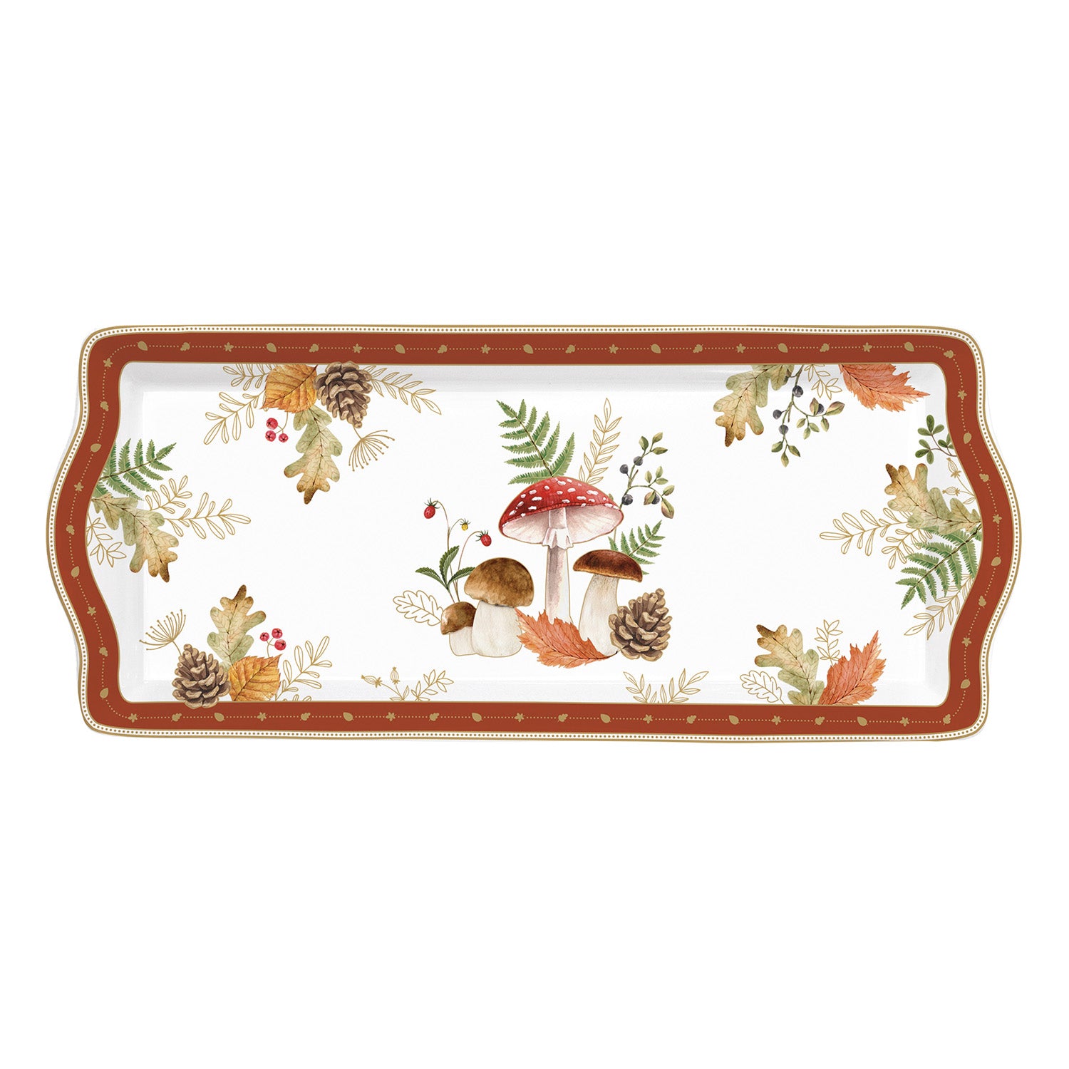 Platou din portelan, 35x15 cm, Forest Breeze - SIMONA'S COOKSHOP