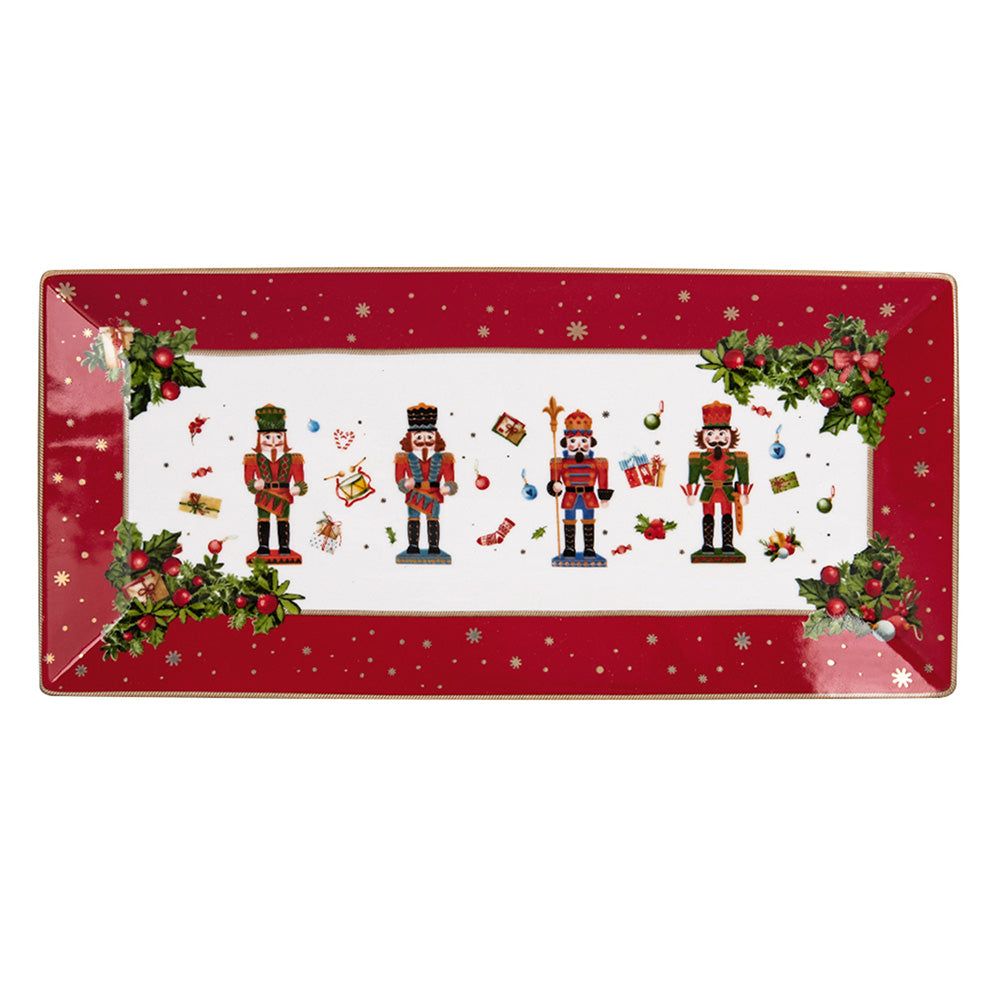 Platou din portelan, 35x16 cm, Red Nutcracker - COOKSHOP SPECIALS