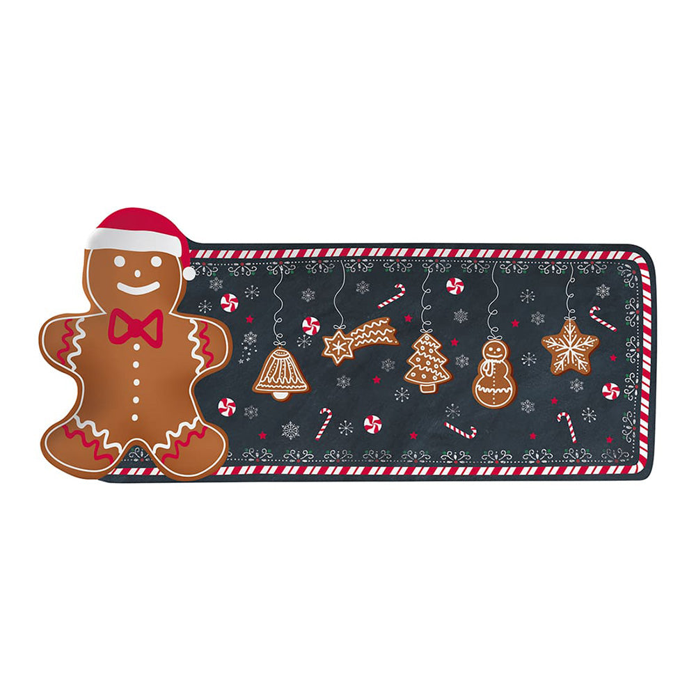 Platou din portelan, 36 x 16 cm, Gingerbread - COOKSHOP SPECIALS