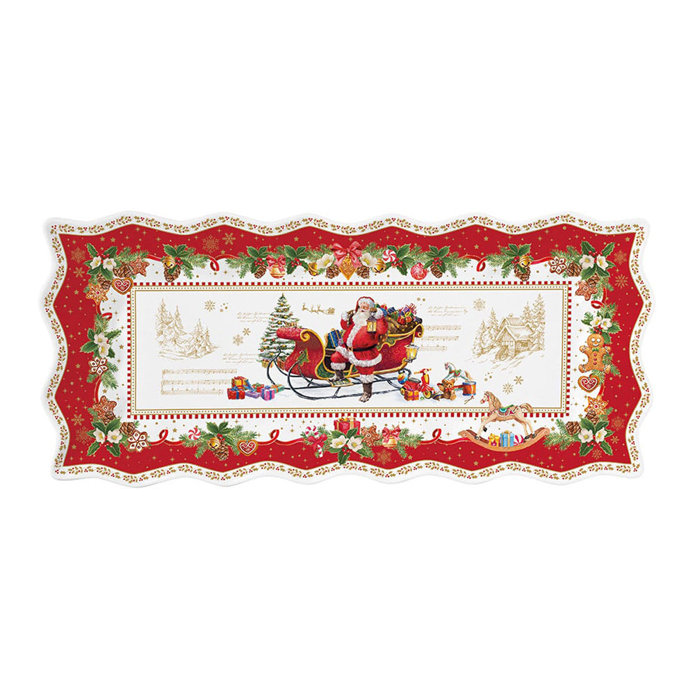 Platou din portelan, 40x18 cm, Christmas Memories - COOKSHOP SPECIALS