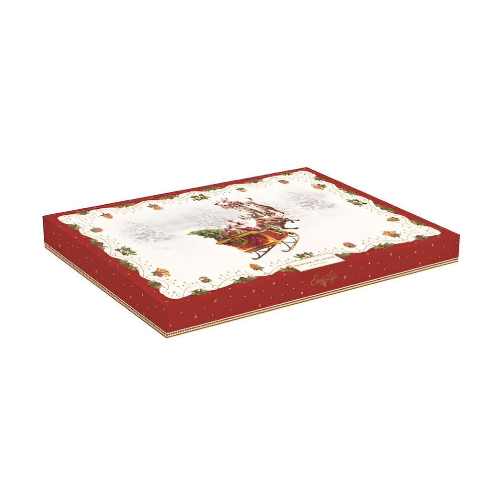 Platou din portelan, 40x25 cm, Nostalgic Christmas - COOKSHOP SPECIALS