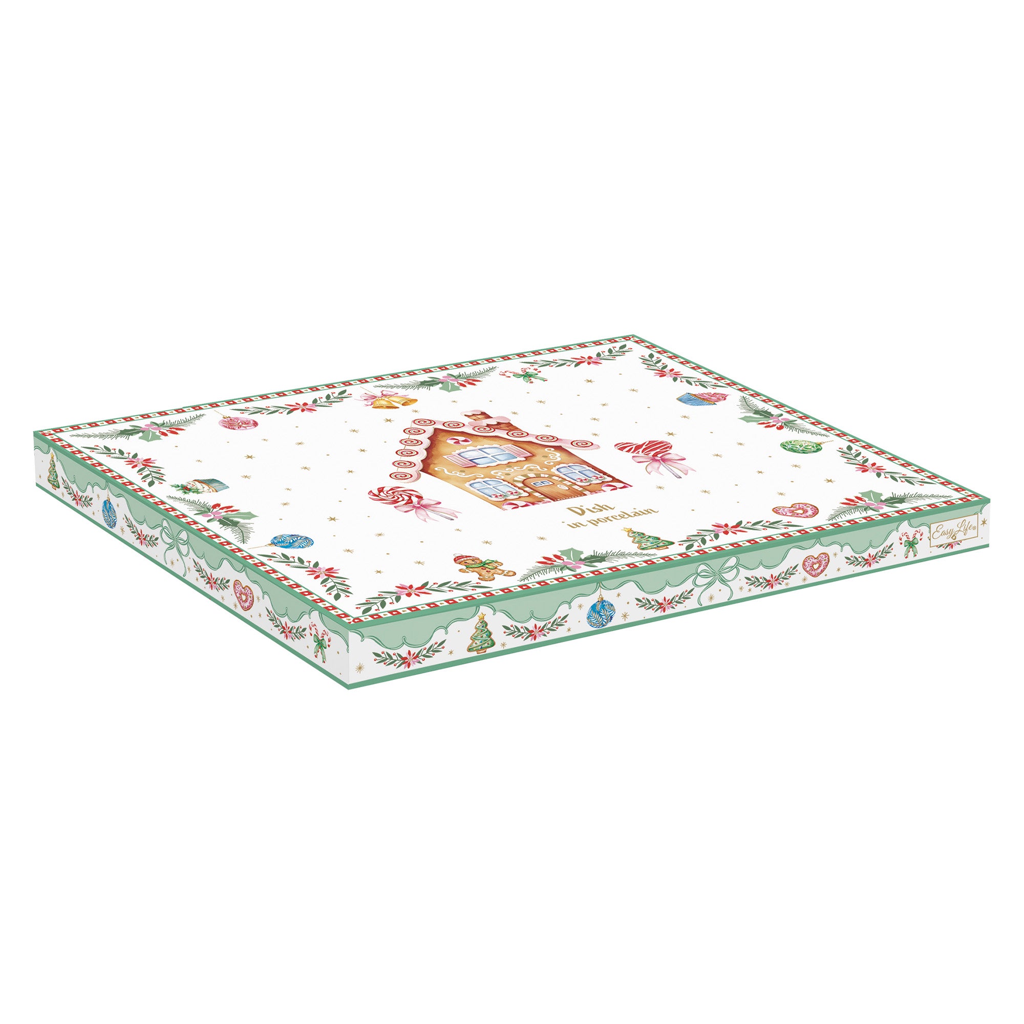 Platou din portelan in forma de brad, 20x25 cm, Sweet Christmas - COOKSHOP SPECIALS