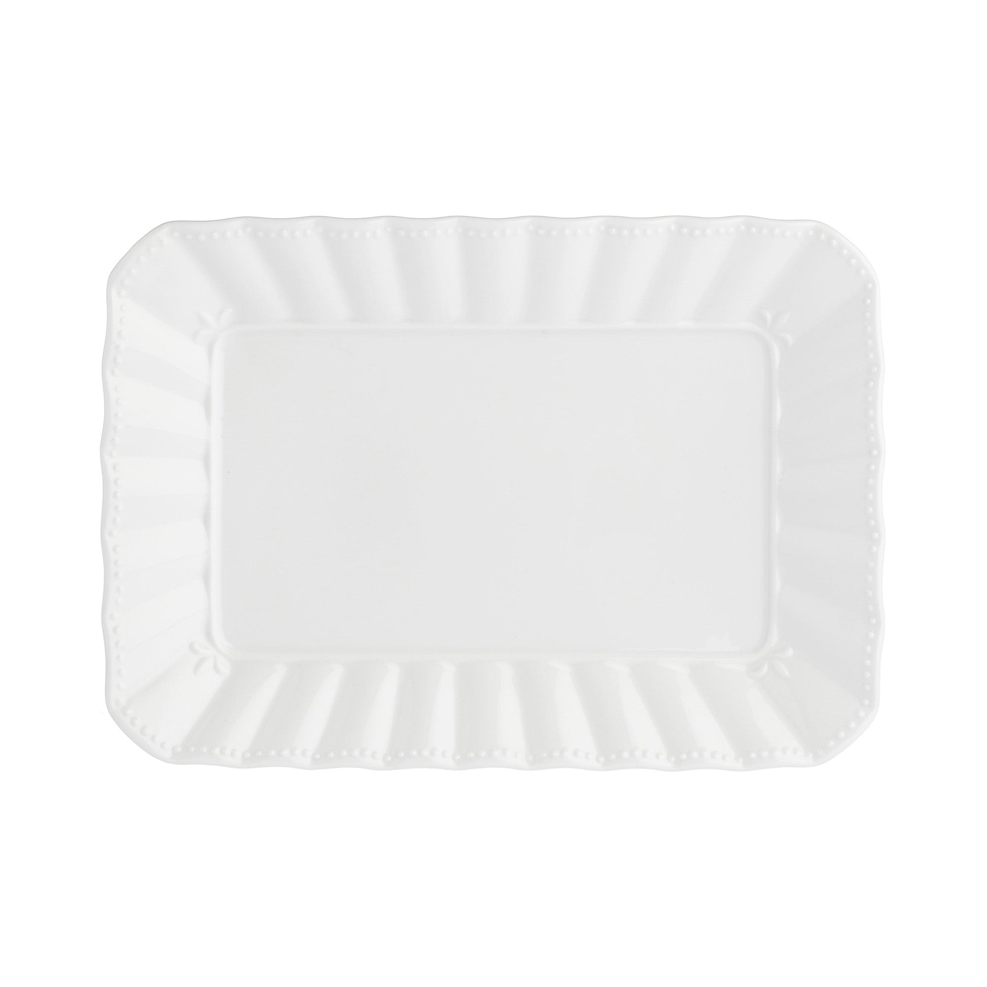 Platou dreptunghiular, 27x19 cm, Ducale - LA PORCELLANA BIANCA