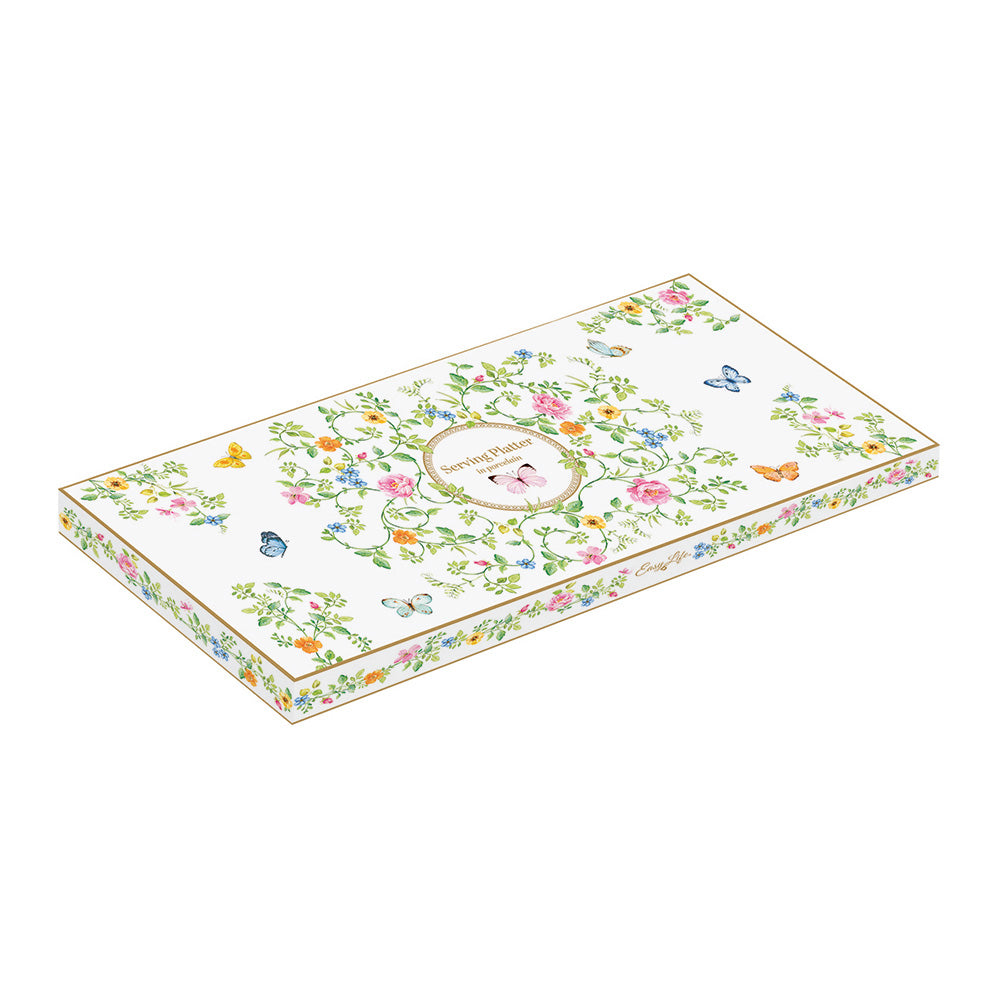 Platou dreptunghiular, 36x14 cm, Dancing Butterflies - COOKSHOP SPECIALS