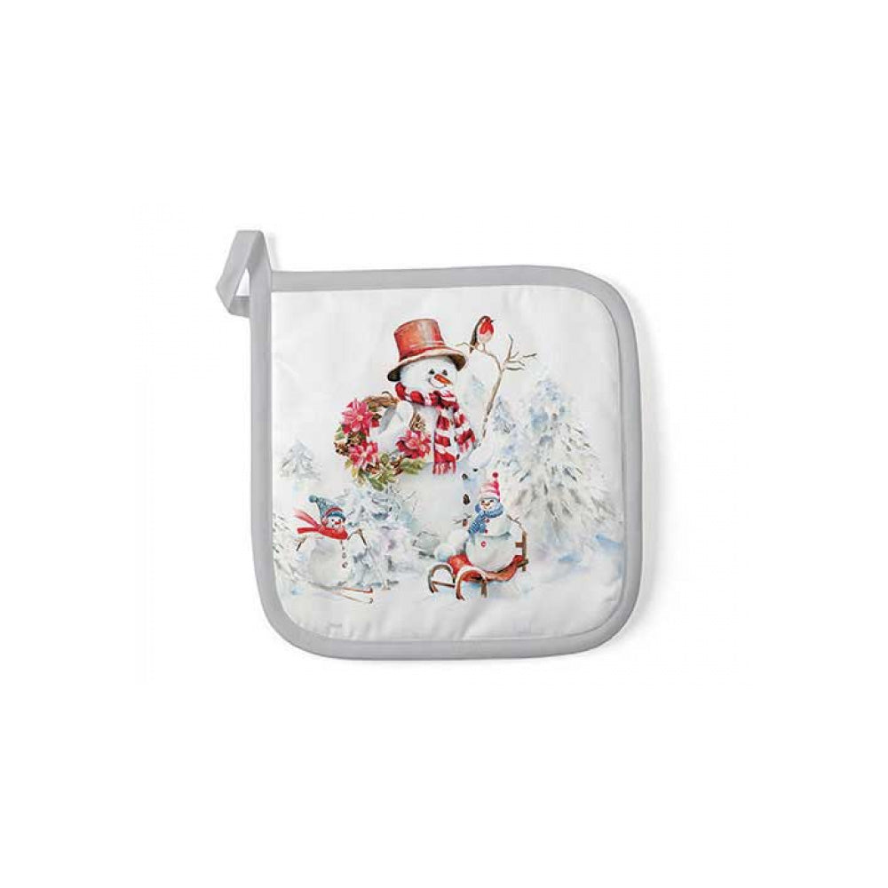 Potholder Sporty Snowmen - AMBIENTE