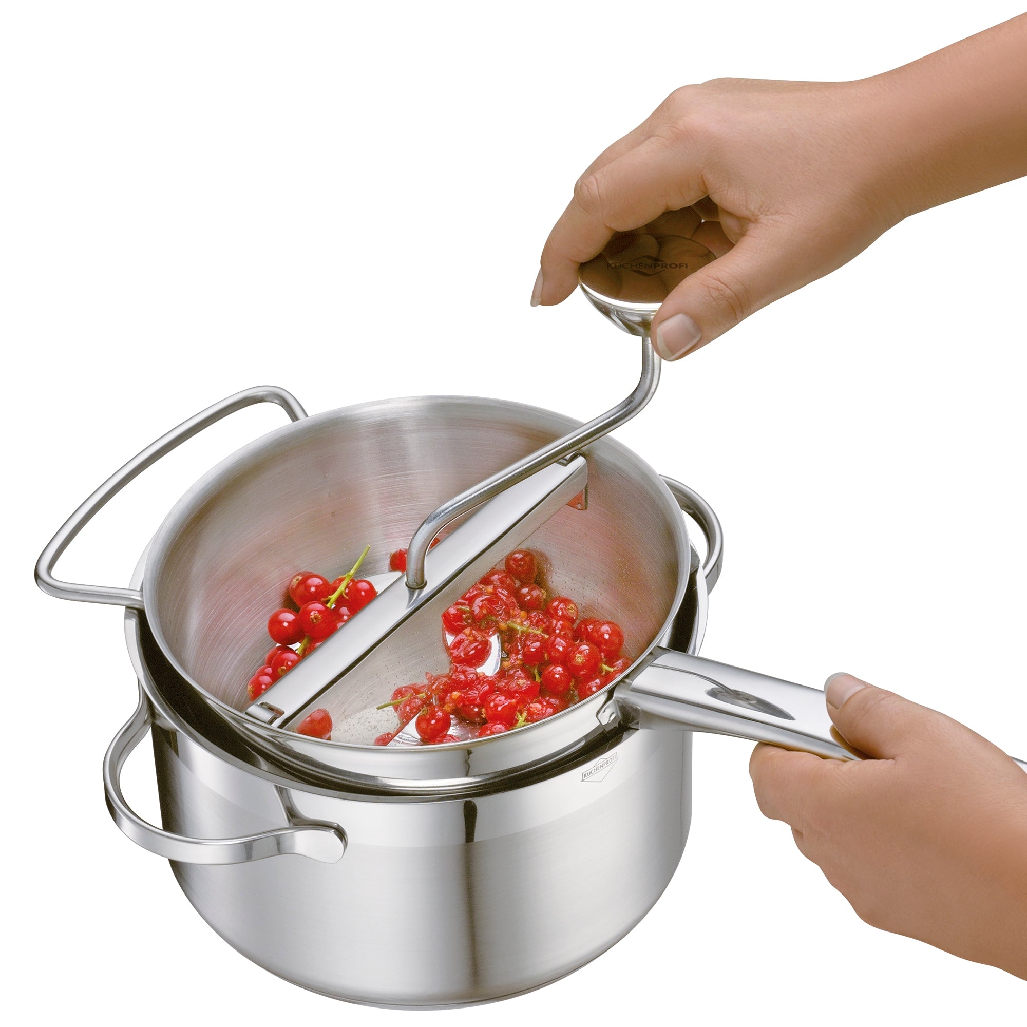 Presa pentru legume si fructe, inox, Trio - KUCHENPROFI