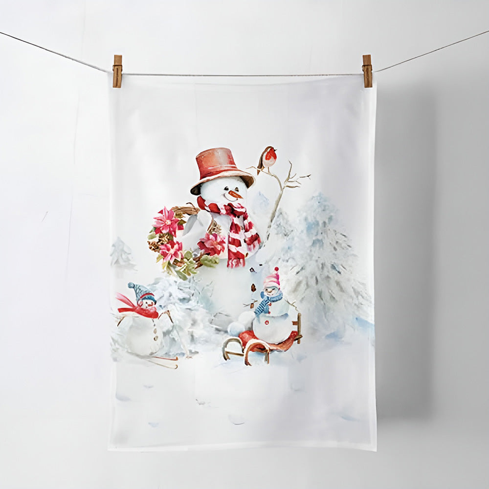 Prosop de bucatarie Sporty Snowmen - AMBIENTE