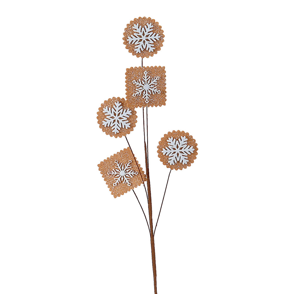 Ramura decorativa Biscuit, maro, 80 cm - COOKSHOP SPECIALS