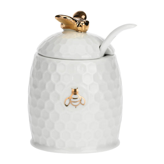 Zaharnita cu lingura, 10 cm, Aperegina Gold - LA PORCELLANA BIANCA