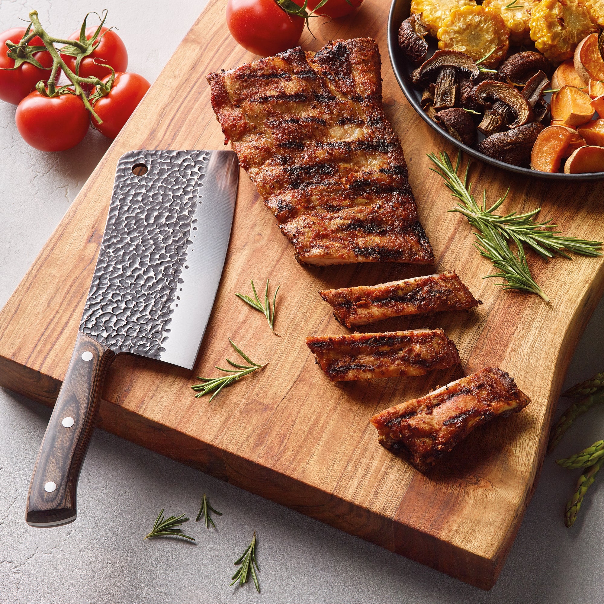 Cutitul bucatarului, cu teaca din piele, lama otel, 17 cm, Cleaver - ZASSENHAUS