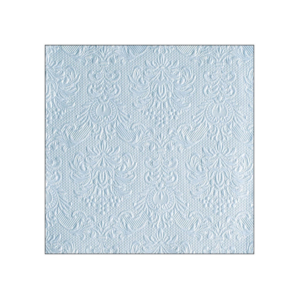 Servetele de masa, 15 buc, 33x33 cm, Elegance Pearl Blue - AMBIENTE