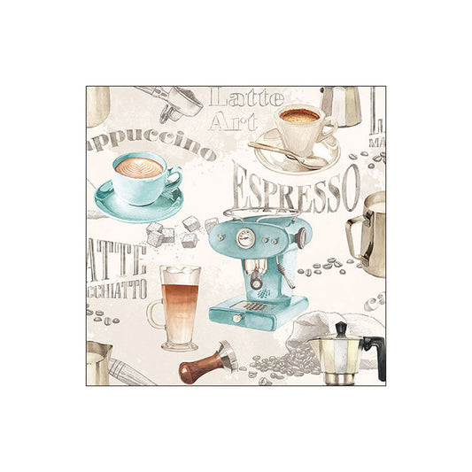 Servetele de masa, 20 buc, 25x25 cm, Barista Cream - AMBIENTE