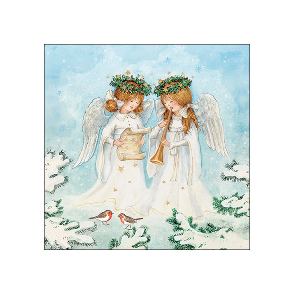 Servetele de masa, 20 buc, 33x33 cm, Angel Musicians - AMBIENTE