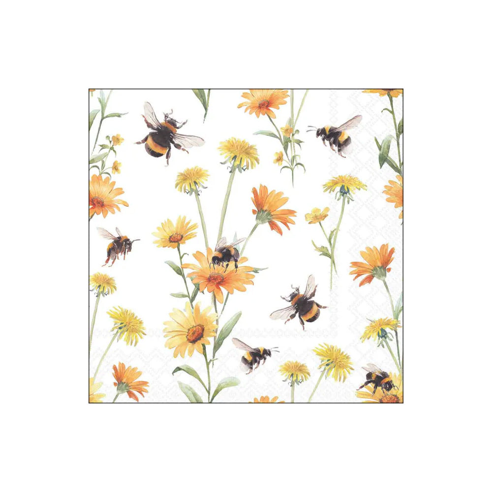 Servetele de masa, 20 buc, 33x33 cm, Busy Bees - AMBIENTE