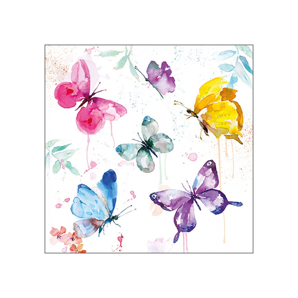 Servetele de masa, 20 buc, 33x33 cm, Butterfly Collection - AMBIENTE