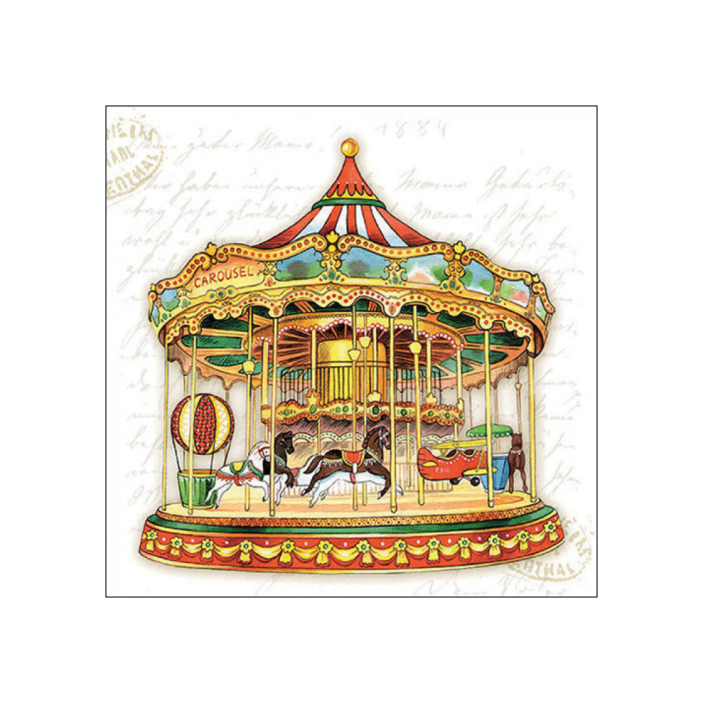 Servetele de masa, 20 buc, 33x33 cm, Carousel - AMBIENTE