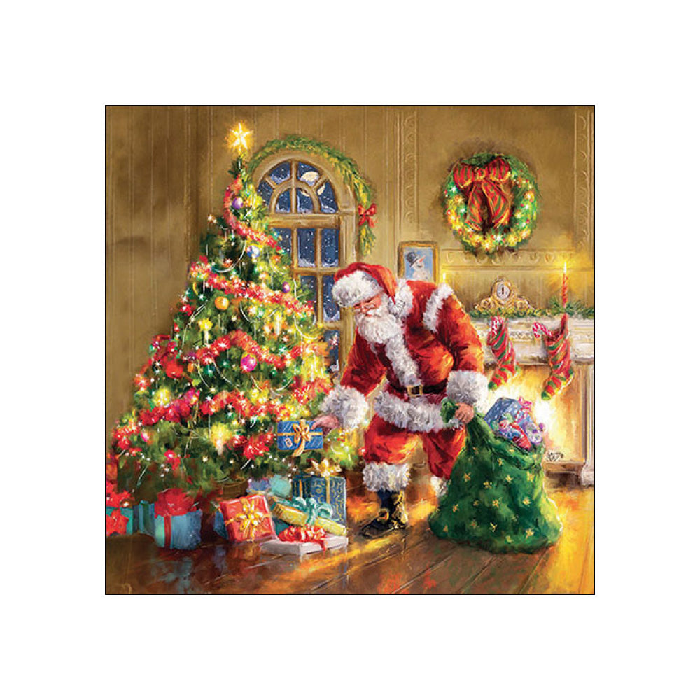 Servetele de masa, 20 buc, 33x33 cm, Gifts under Christmas Tree - AMBIENTE