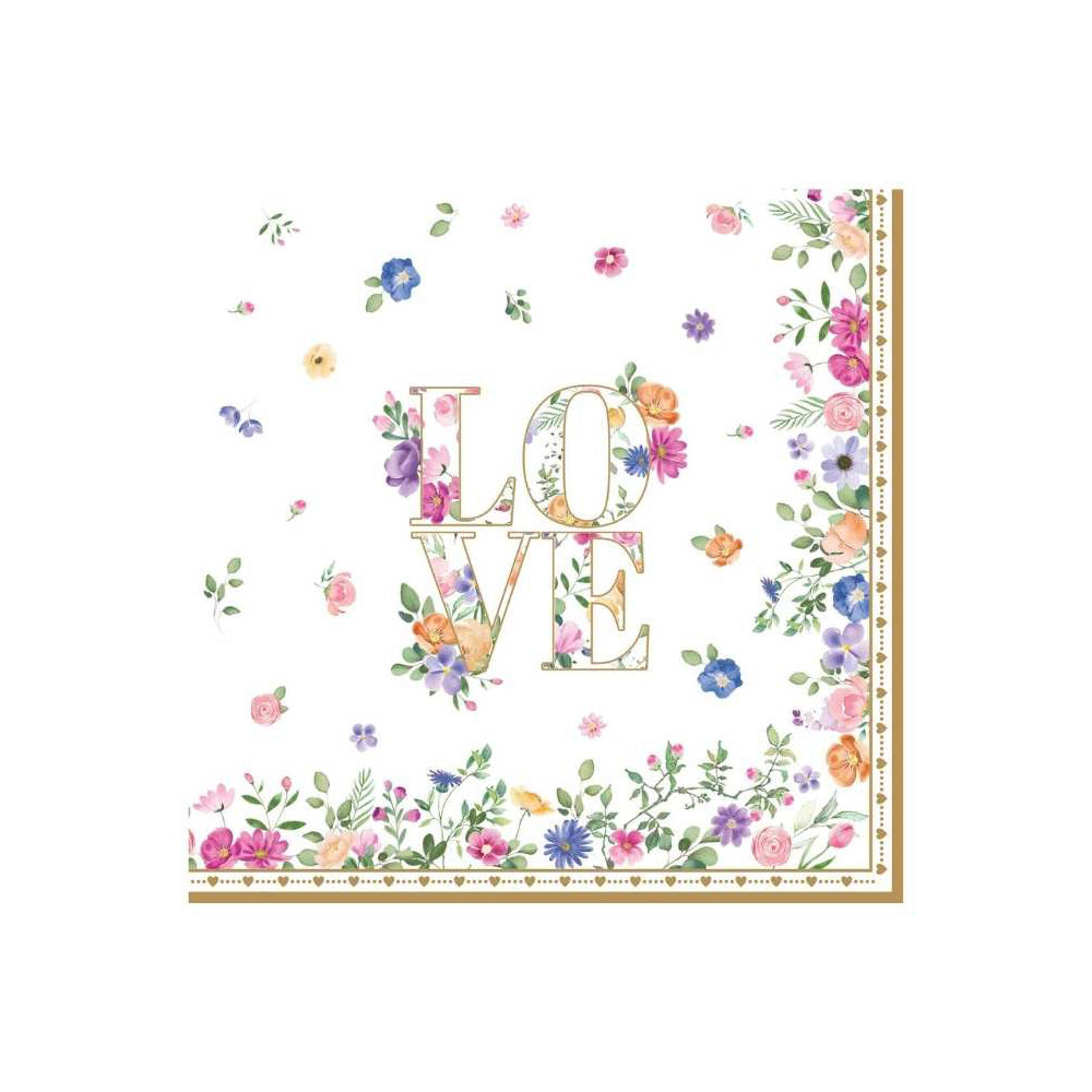 Servetele de masa, 20 buc, 33x33 cm, Mon Amour - COOKSHOP SPECIALS