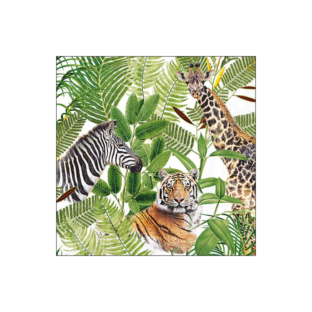 Servetele de masa, 20 buc, 33x33 cm, Safari - AMBIENTE