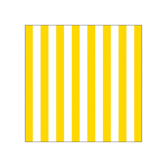 Servetele de masa, 20 buc, 33x33 cm, Stripes Yellow - AMBIENTE