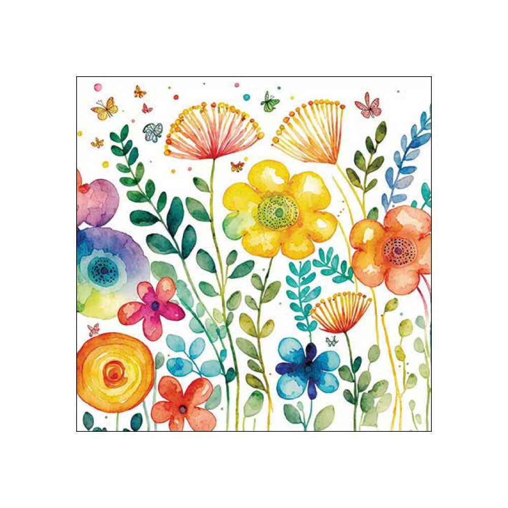 Servetele de masa, 20 buc, 33x33 cm, Vibrant Spring White - AMBIENTE