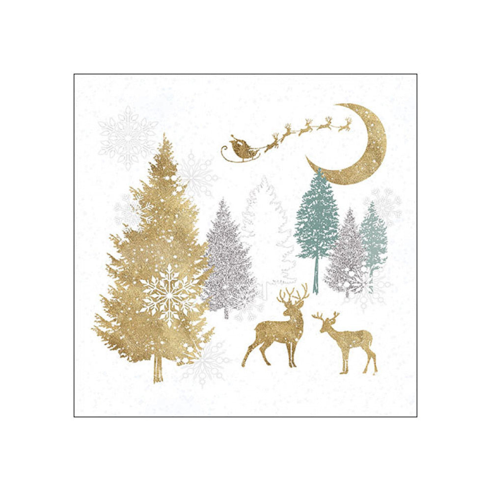 Servetele de masa, 20 buc, 33x33 cm, Winter Forest - AMBIENTE