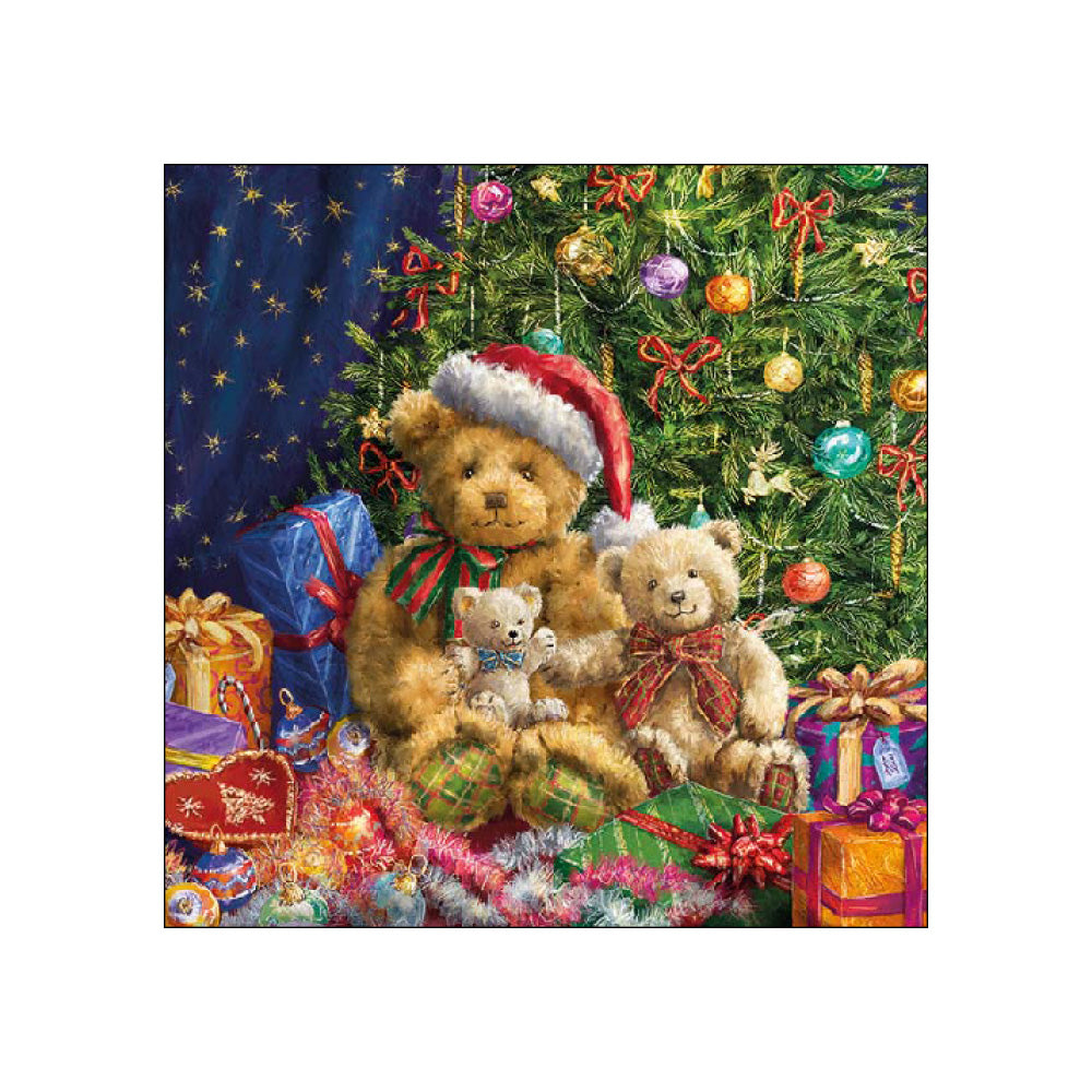 Servetele de masa, 20 buc, 33x33 cm, X-Mas bears - AMBIENTE