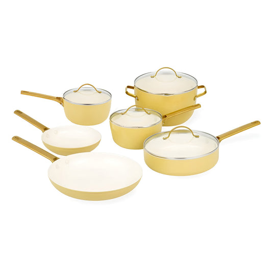 Set 10 piese pentru gatit, yellow, Padova - GREENPAN