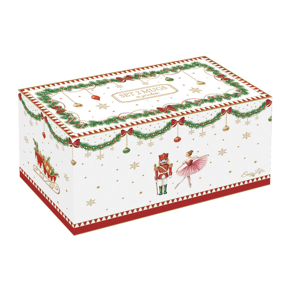Set 2 cani din portelan, 300 ml, Magie Noel - SIMONA'S COOKSHOP - Image 2