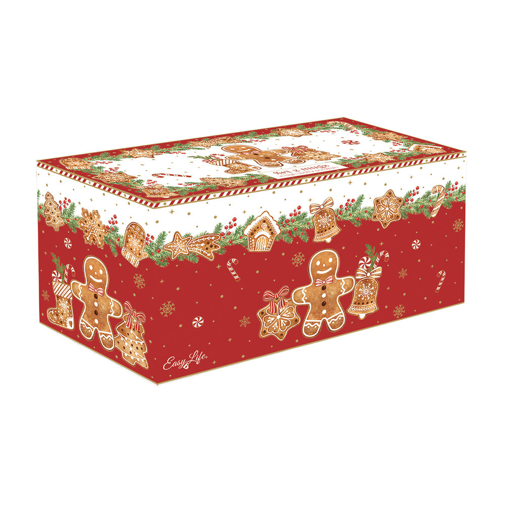 Set 2 cani din portelan, Fancy Gingerbread - SIMONA'S COOKSHOP - Image 1