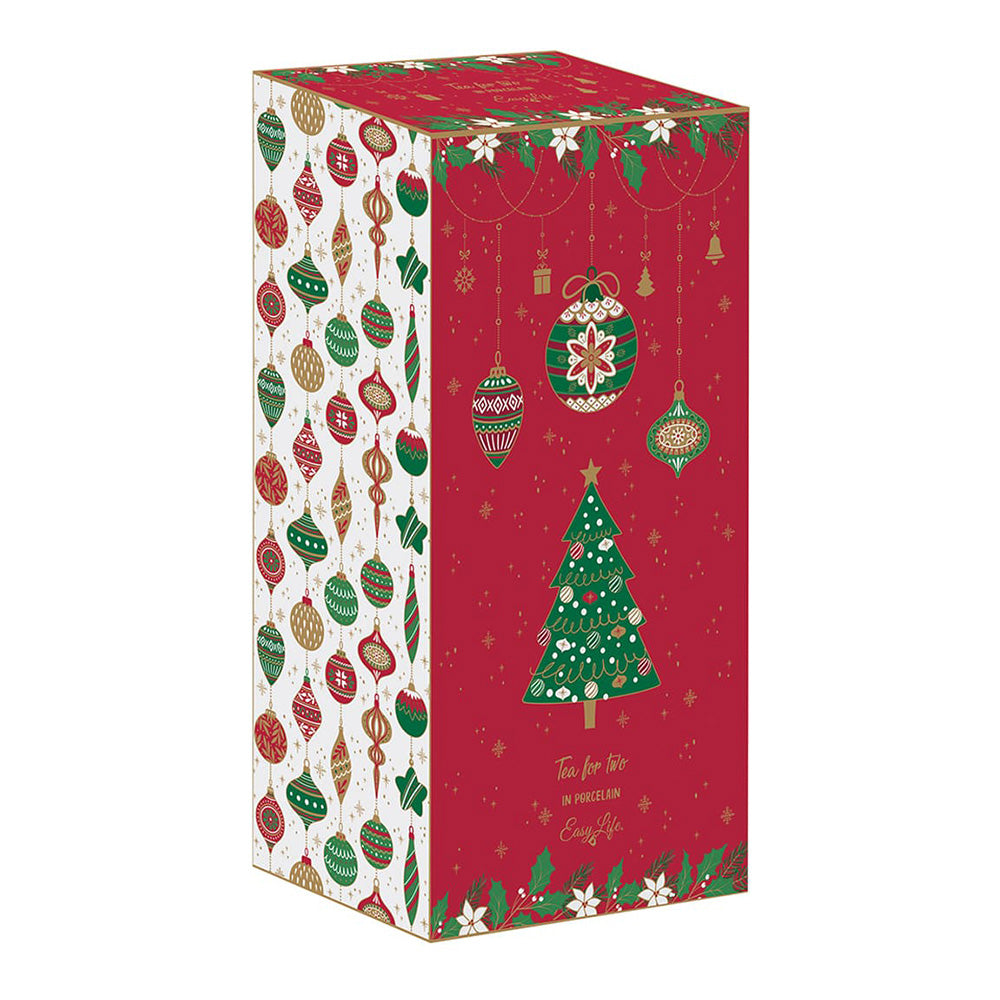 Set 2 cani si ceainic, 500/240 ml, Jingle Bells - COOKSHOP SPECIALS