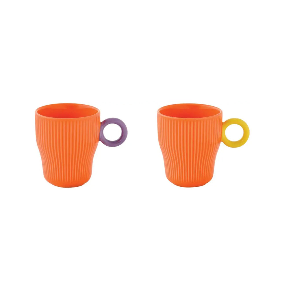 Set 2 cesti pentru espresso, portocaliu, 90 ml, Twist & Match - COOKSHOP SPECIALS