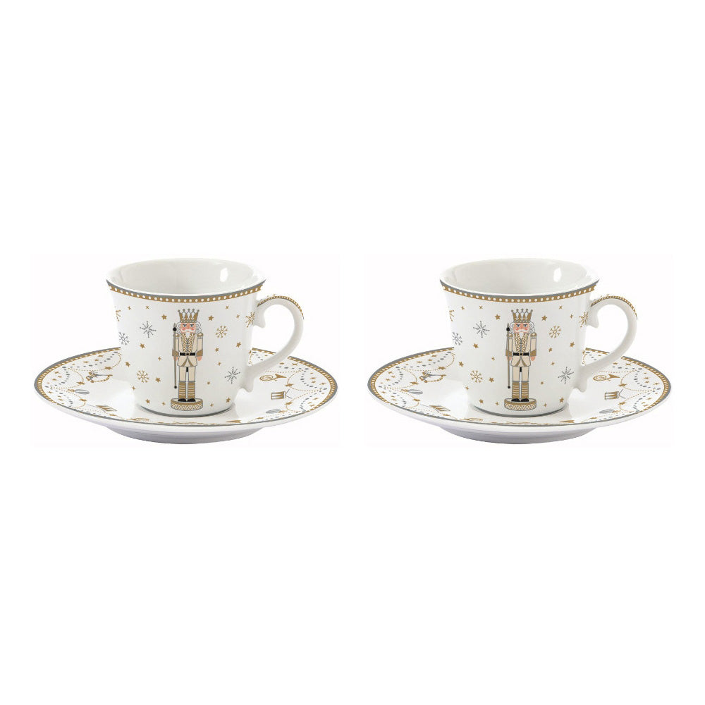 Set 2 cesti pentru espresso si fafurii, 80 ml, Royal Nutcracker - COOKSHOP SPECIALS