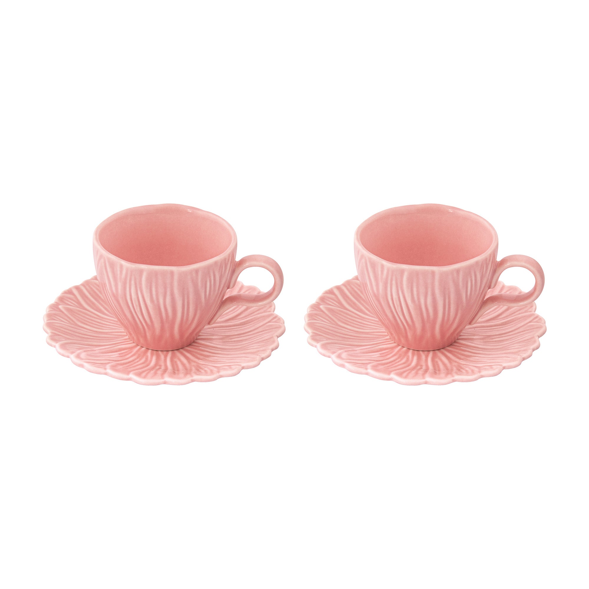 Set 2 cesti pentru espresso si farfurie, 80 ml, Daisy - COOKSHOP SPECIALS