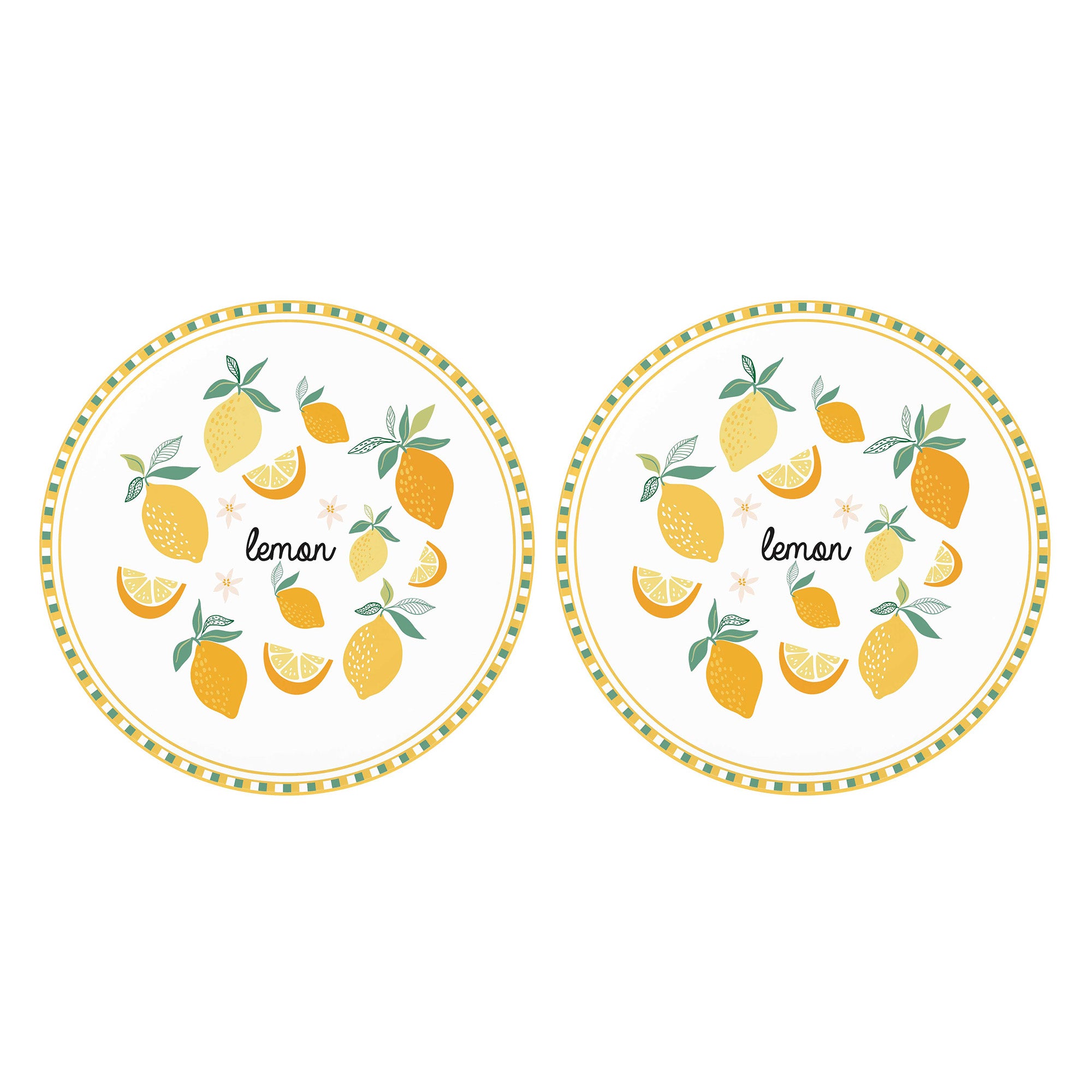 Set 2 farfurii pentru desert, galben, 20 cm, Twist & Match - COOKSHOP SPECIALS