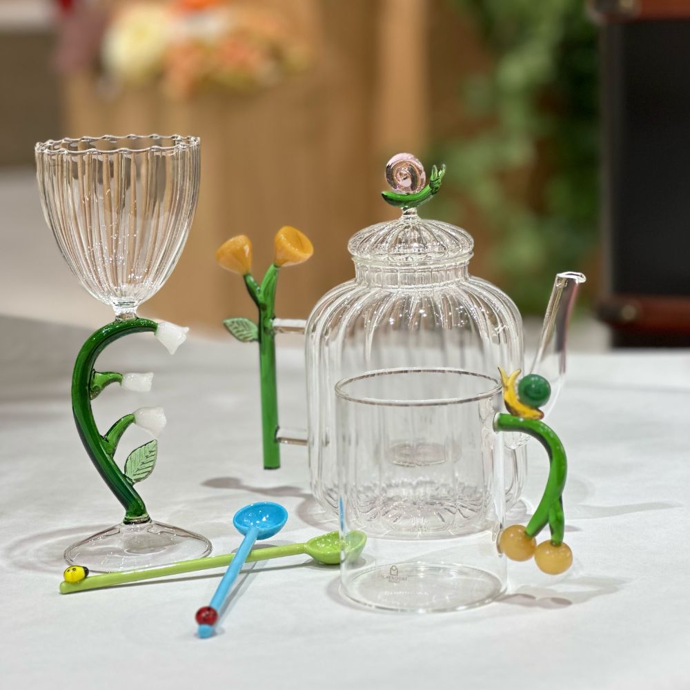 Set 2 lingurite Ladybug, Fruits and Flower - designer Alessandra Baldereschi - ICHENDORF - Image 1