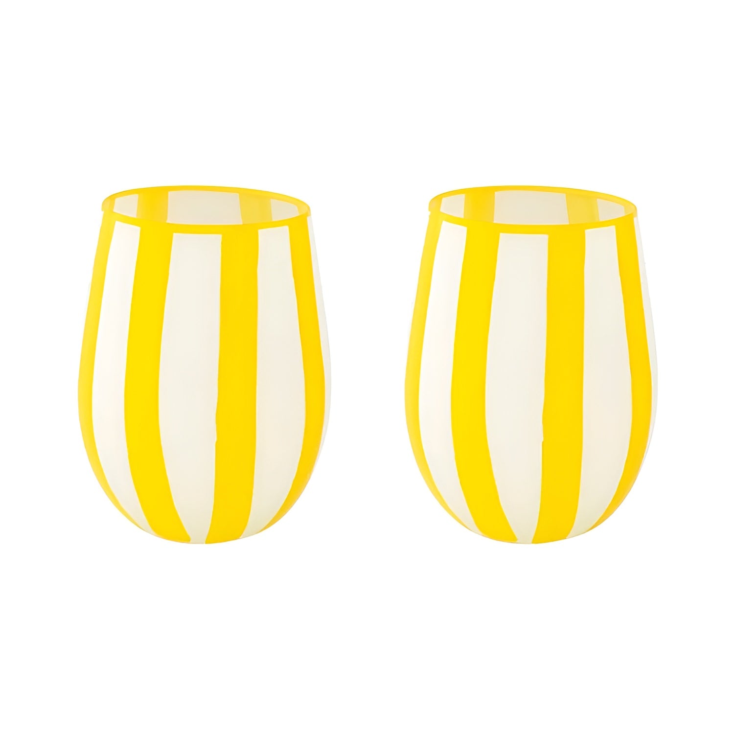 Set 2 pahare pentru apa, galben, 500 ml, Twist & Match - COOKSHOP SPECIALS