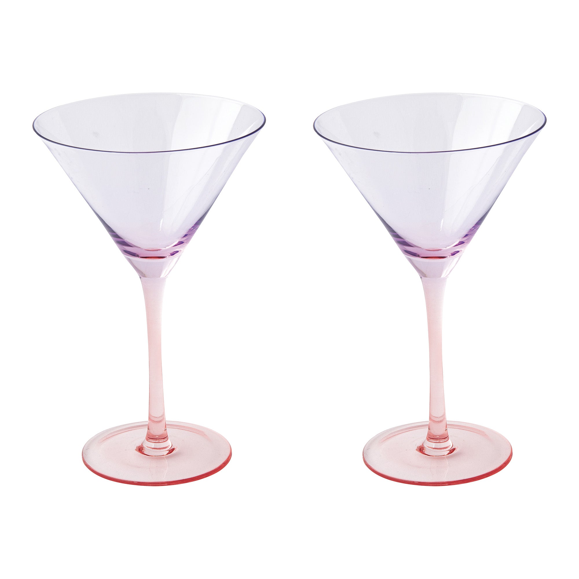 Set 2 pahare pentru Martini, mov, 270 ml, Rainbow - COOKSHOP SPECIALS