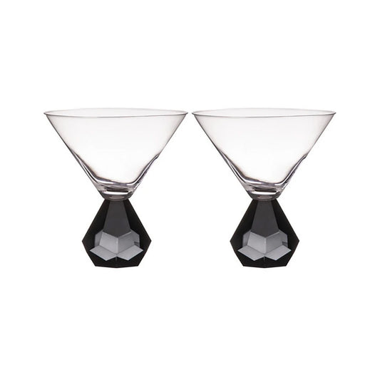 Set 2 pahare pentru Martini, Zhara Onyx - COOKSHOP SPECIALS