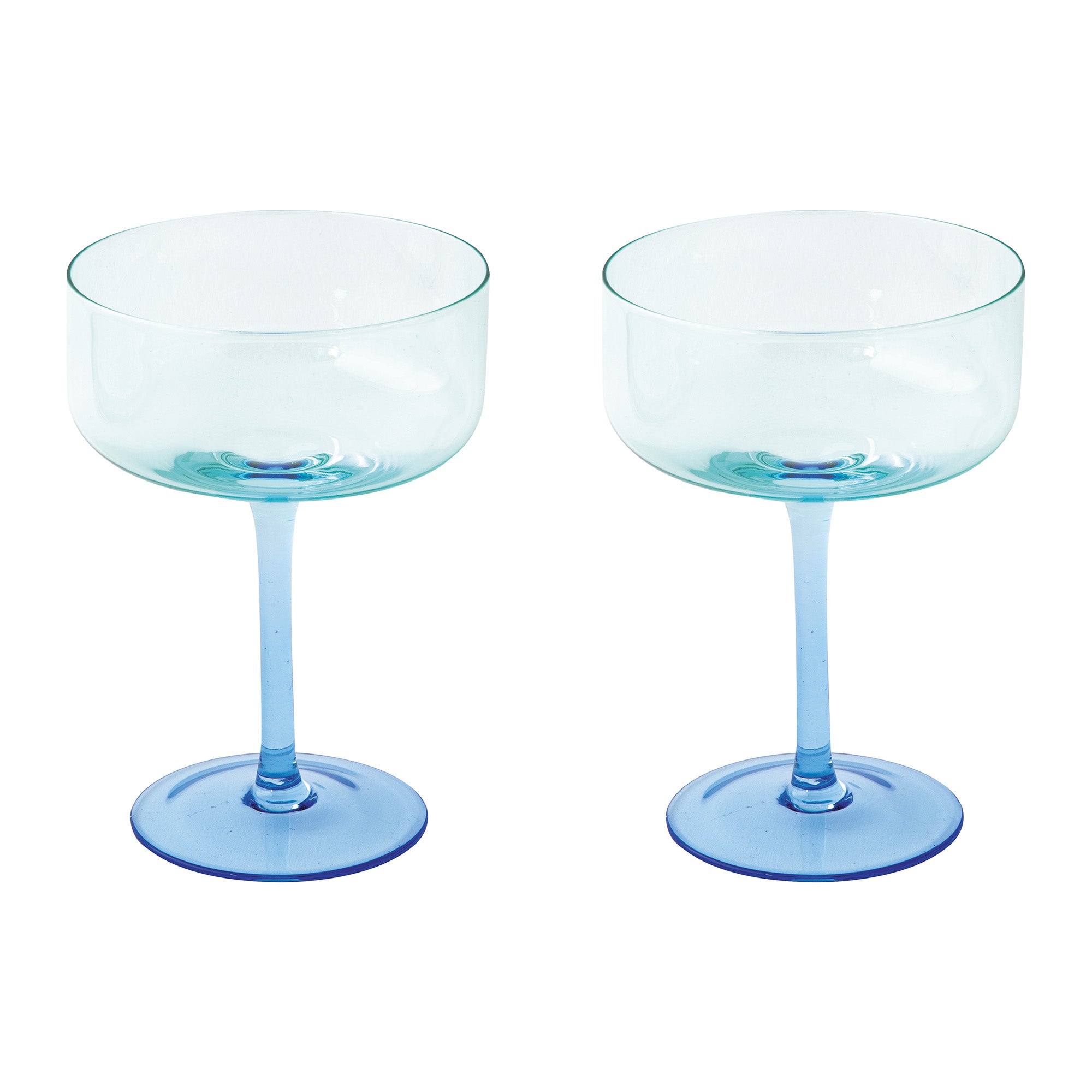 Set 2 pahare pentru sampanie, albastru, 300 ml, Rainbow - COOKSHOP SPECIALS