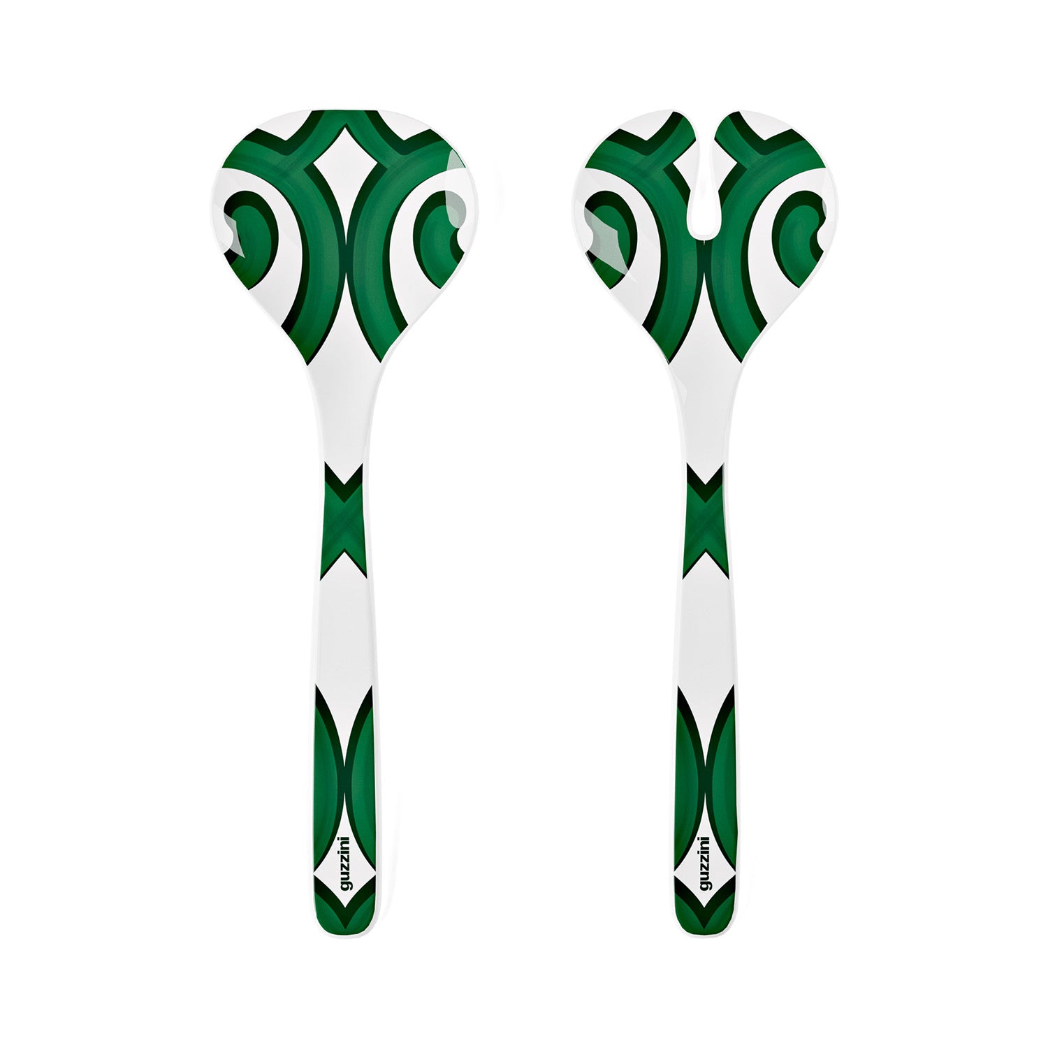 Set 2 piese servire salata, melamina, verde, 30 cm, Harmonia - GUZZINI