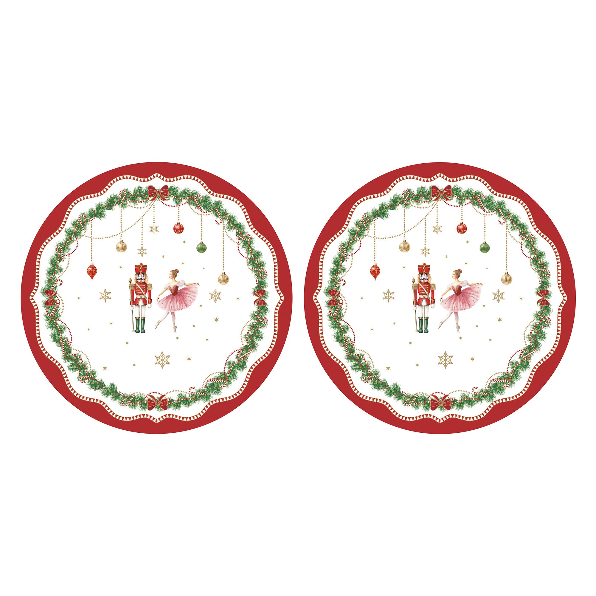 Set 2 suporturi pentru farfurie, Magie de Noel - EASY LIFE