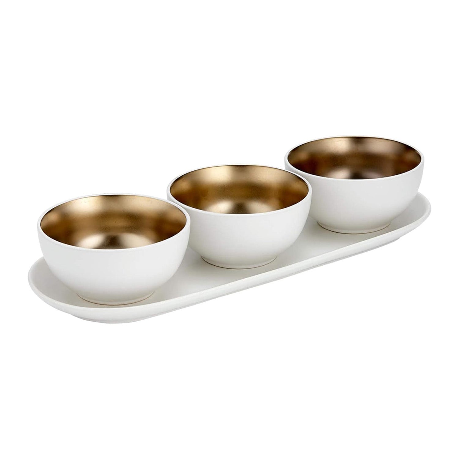 Set 3 boluri cu suport, ceramica, Glitz - COOKSHOP SPECIALS