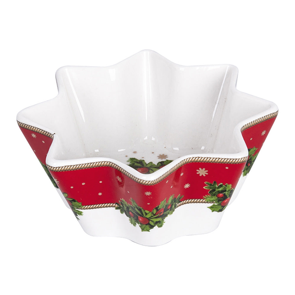 Set 4 boluri din portelan, 9.5 cm, Red Nutcracker - SIMONA'S COOKSHOP - Image 1