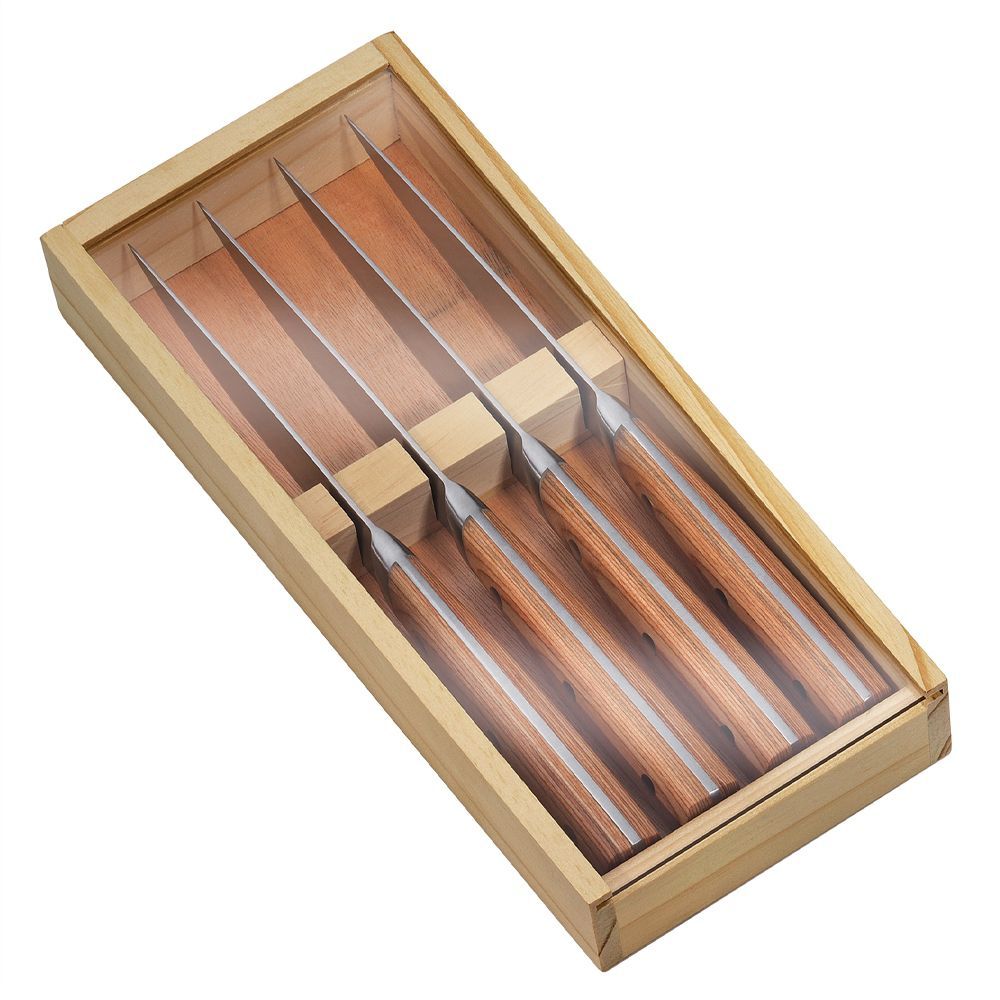 Set 4 cutite pentru friptura, otel, 13 cm - ZASSENHAUS - Image 1