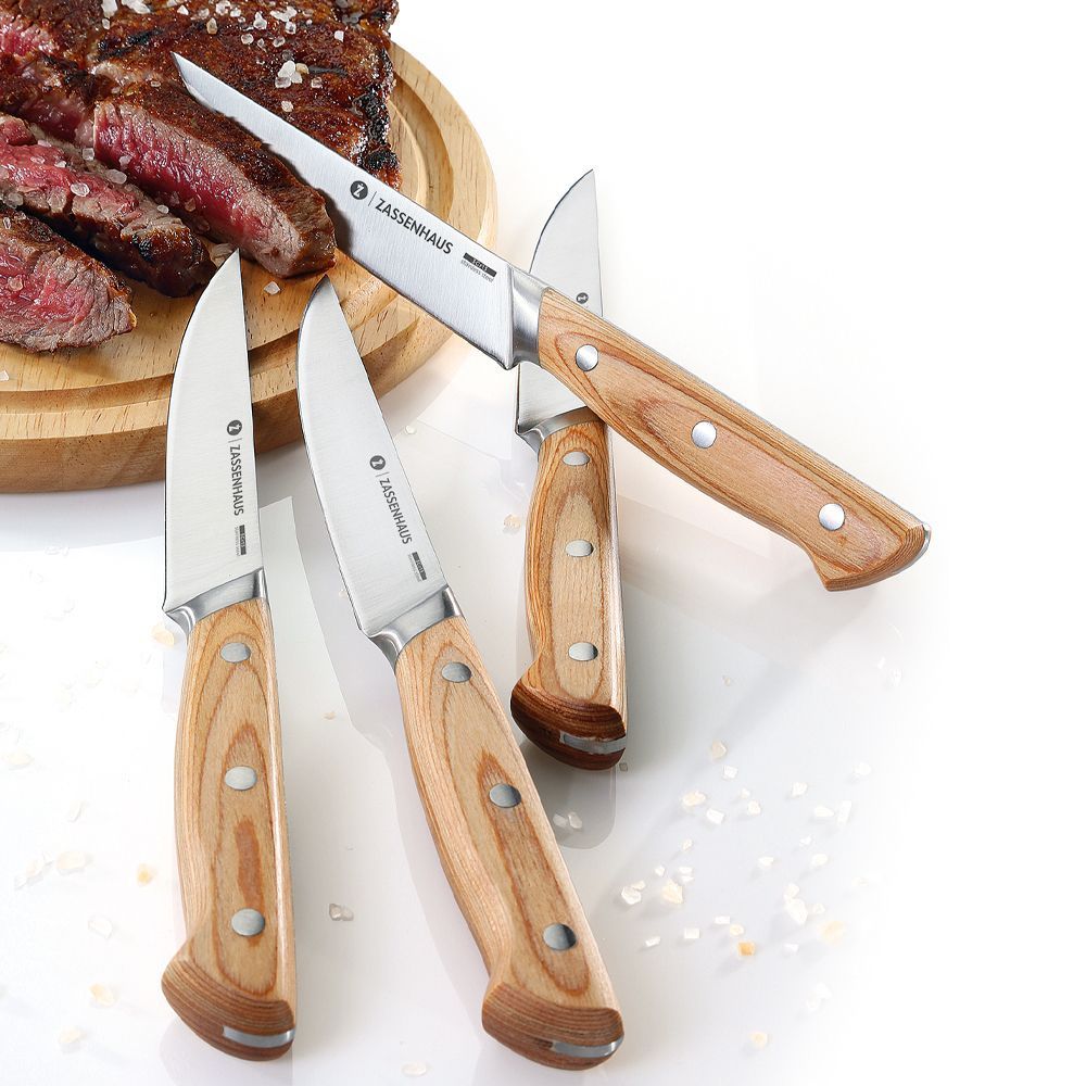 Set 4 cutite pentru friptura, otel, 13 cm - ZASSENHAUS