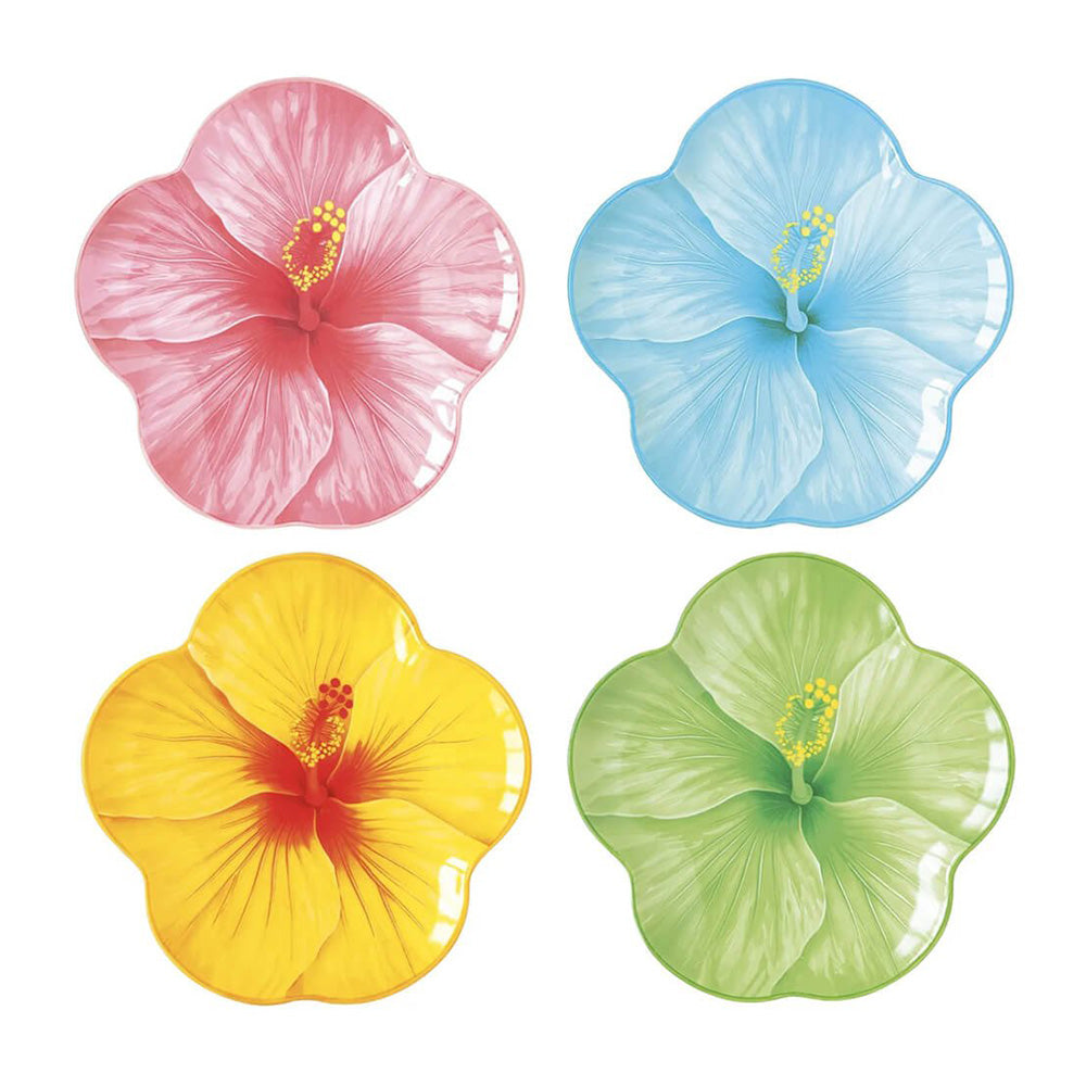 Set 4 farfurii decorative, 21 cm, Bouquet - COOKSHOP SPECIALS